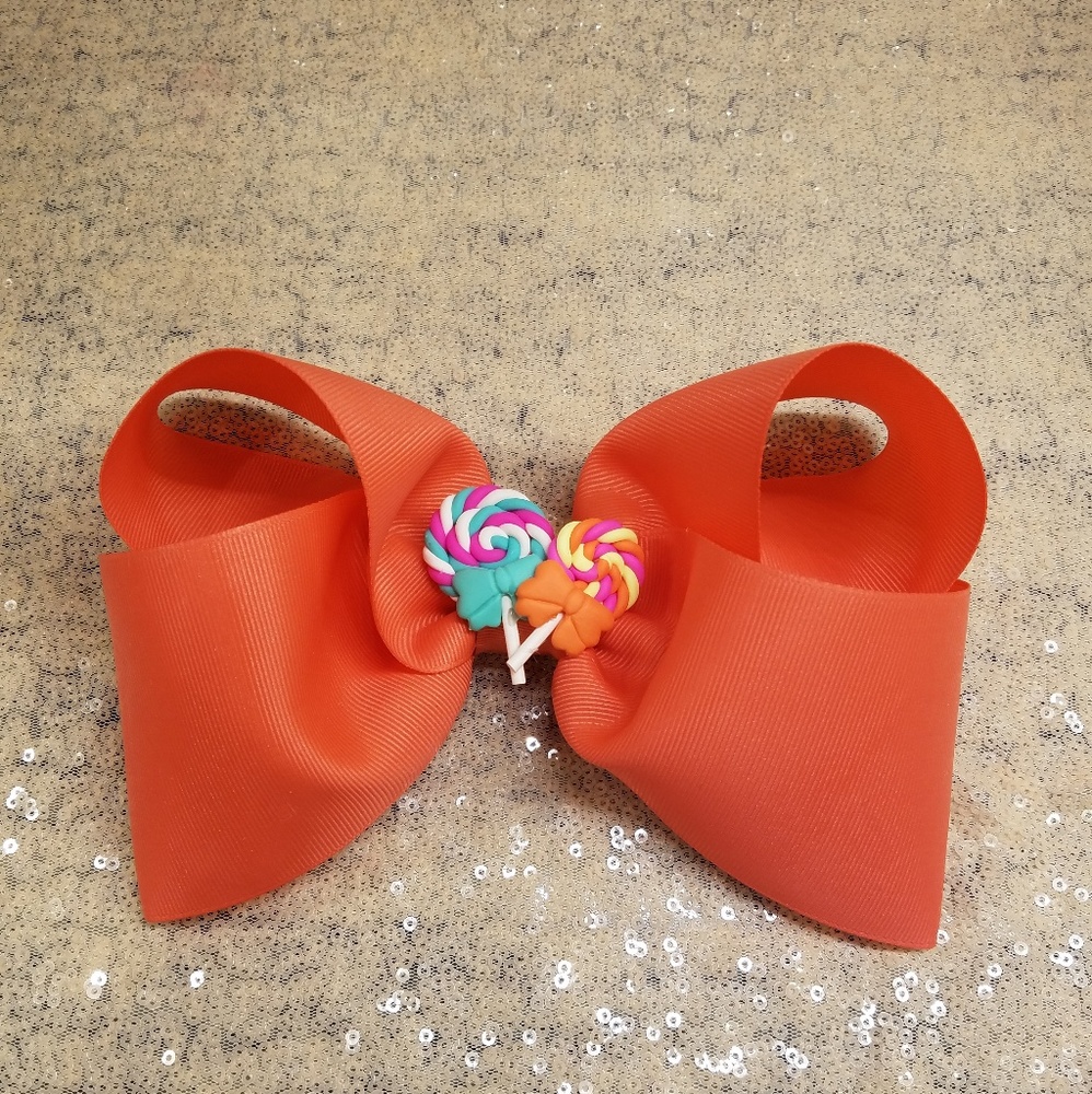 🆕️👸🎀🍭🍭8" lollipop boutique hair bow